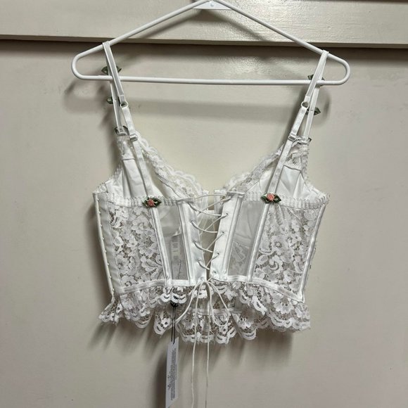 For Love and Lemons Chantilly Lace Bustier - Picture 2 of 4